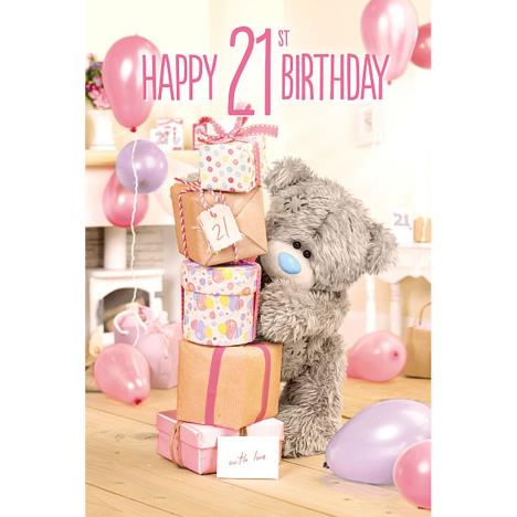 3D Holographic 21st Me to You Bear Birthday Card £4.25